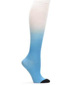 Ombre Marina Blue Nurse Mates Ombre Compression Socks